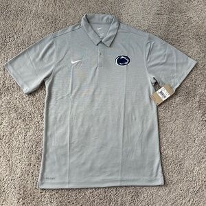 Penn State Nike Silver Heather Polo